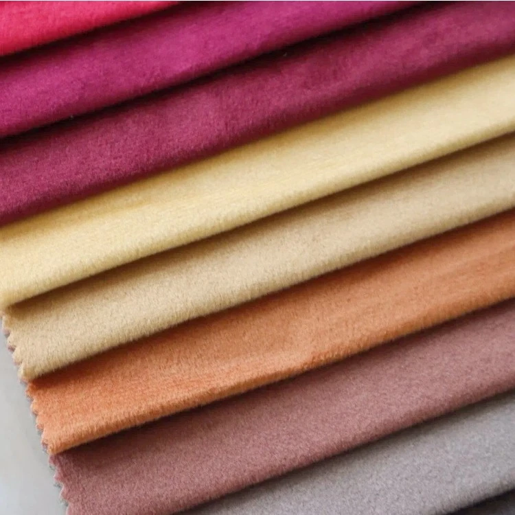 Upgraded Grade High Gloss Holland Upholstery Sofa Velvet Fabric factory Upgraded Grade High Gloss Holland Upholstery Sofa Velvet Fabric factory